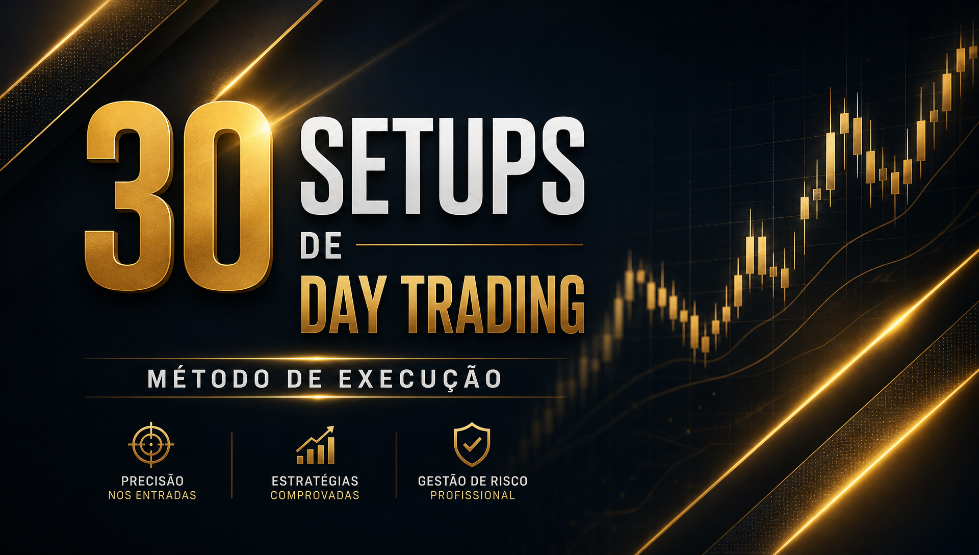 Capa do Curso 30 Setups de Day Trading - Método de Execução